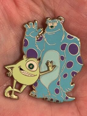 Disney Monsters, Inc. Mike Wazowski & Sulley Pin 2009